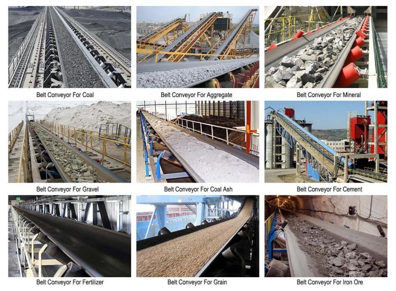 Metal Bulk Using Inclined Rubber Belt Conveyor/Material Handling Eqipment