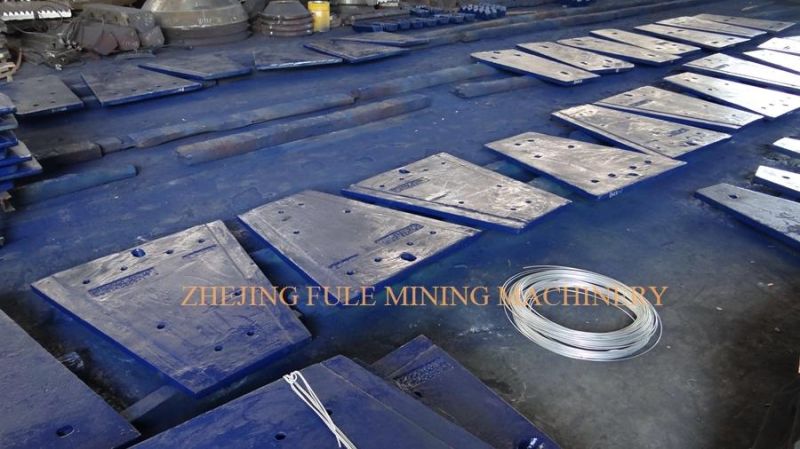 Mining Machine Cast Steel Wear Jaw Crusher Spare Parts Liner Plate