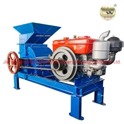 2021 Small Gold Ore Hammer Mill Diesel /Electric Engine Rock Gold Crushing Mill