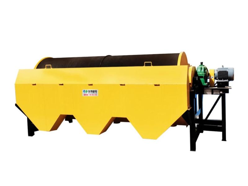 1.8m Big Diameter Wet Type Magnetic Drum Separator to Improve The Recovery and Grade for Mineral.