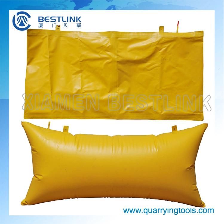 Reparable&Reusable Block Wall Stone Air Pushing Down Bag