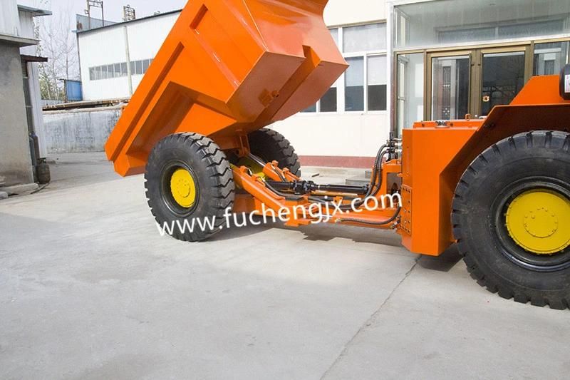 Underground Diesel hydraulic mining truck dumper with big traction force