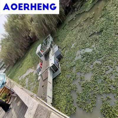 Mowing Vessel for Water Hyacinth