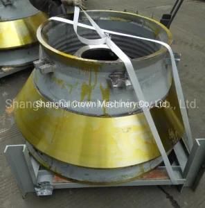 Cone Crusher Spare Parts Concave Mantle Bowl Liner