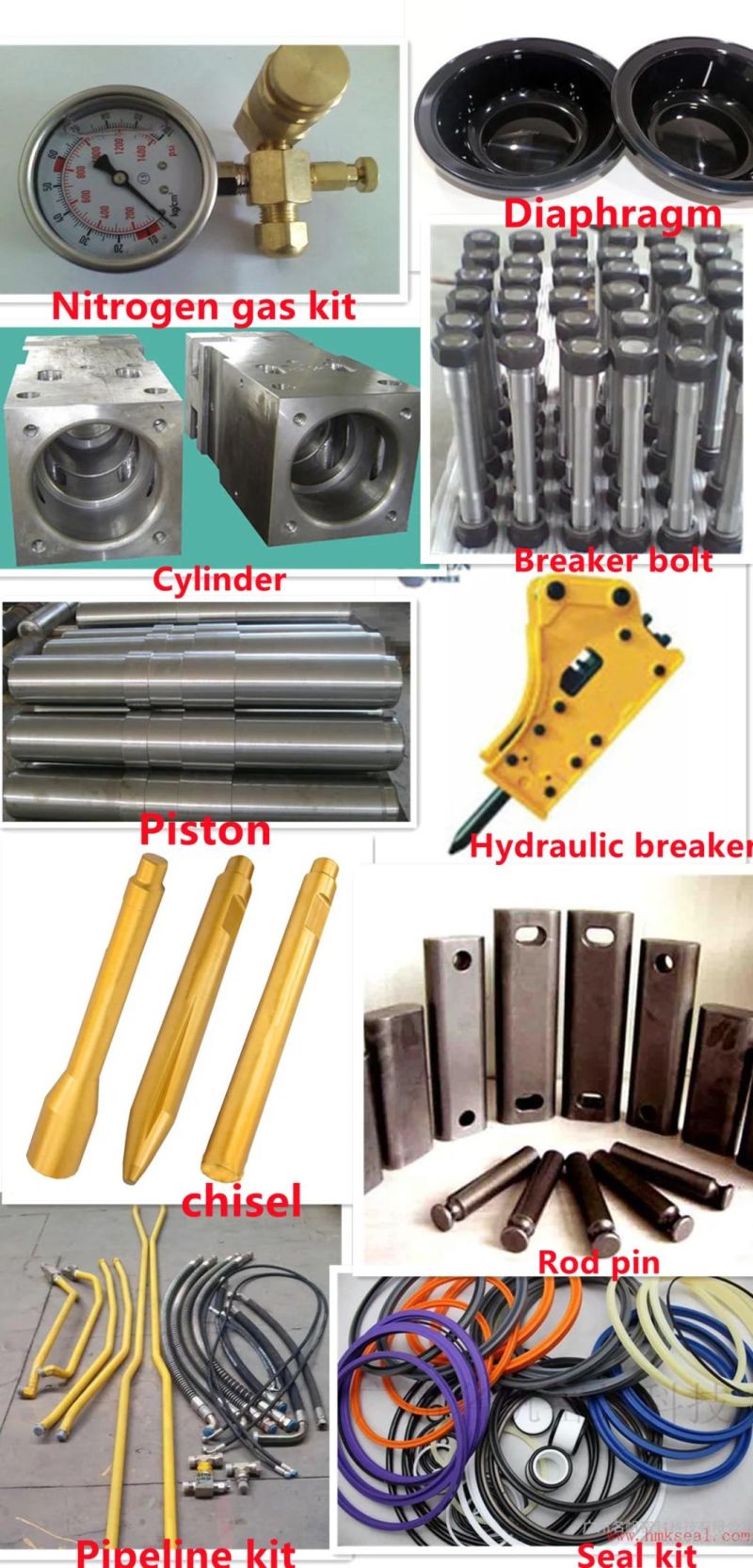 High Precision Kwanglim Italdem Jcb Inan Sandvik Excavator Spare Parts Hammer Bushing Inner Bush Outer Bush