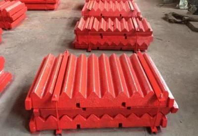 High Manganese Steel Wear Rock Crusher Parts Jaw Plate