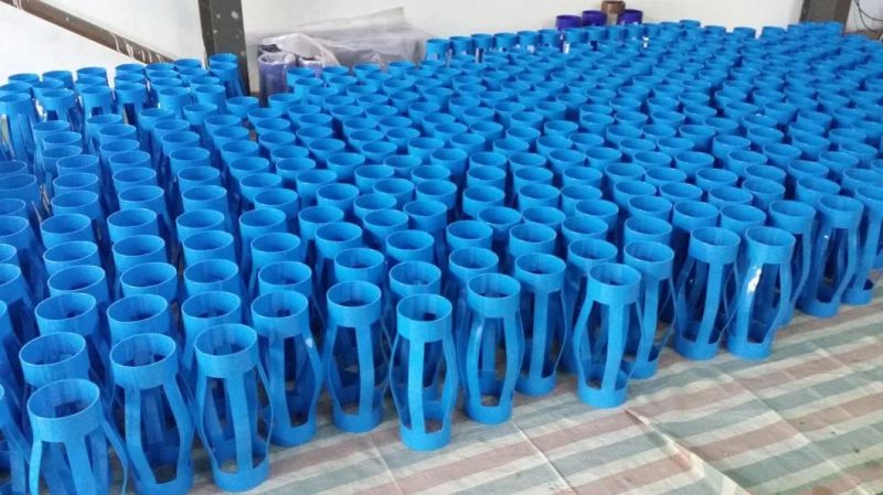 API 10d Slip on One Piece Bow Spring Centralizer for Oilfield