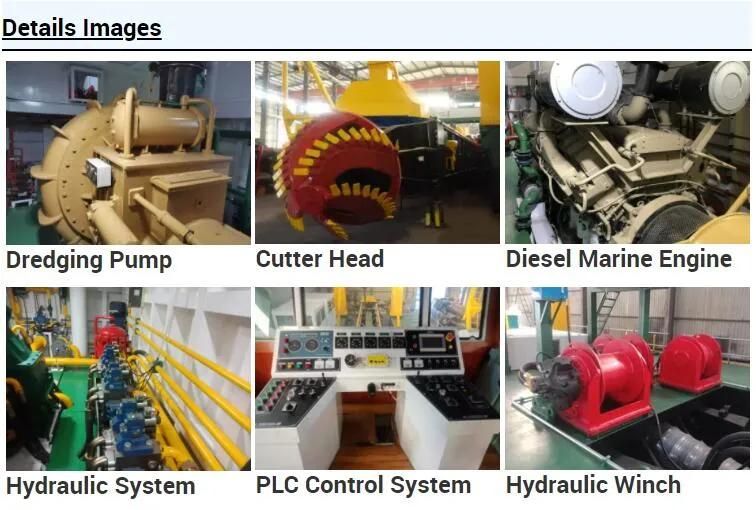 32 Inch 8000m3/H Cutter Suction Sand Dredger with Cummins Engine 3600kw
