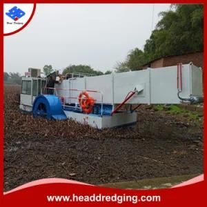 Head Dredging Aquatic Weed Harvester for River Lake and Sea Cleaning Job