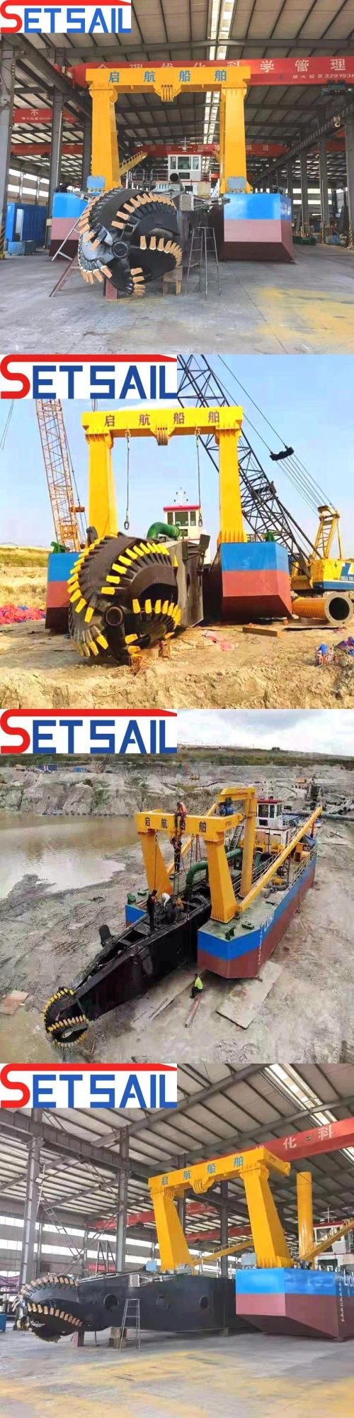 Diesel Engine Sand Dredger Used in River and Lake