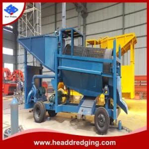 China Sluice Gold Mining Equipment, Gold Trommel Washing Plant