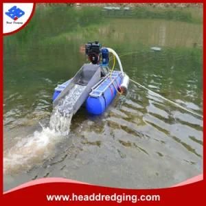 Portable Small Gold Dredger/Gold Mining Equipment in River Manufacturer