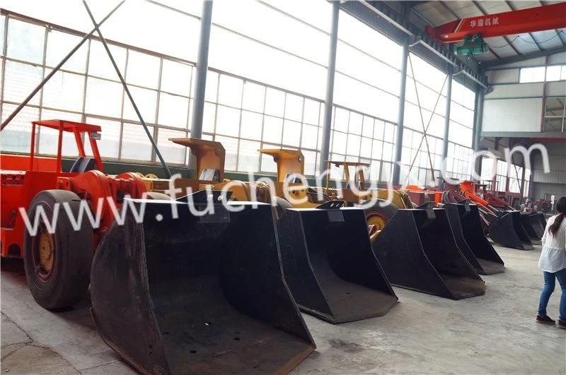 2 cbm wheel type underground LHD loader for mining with Deutz engine