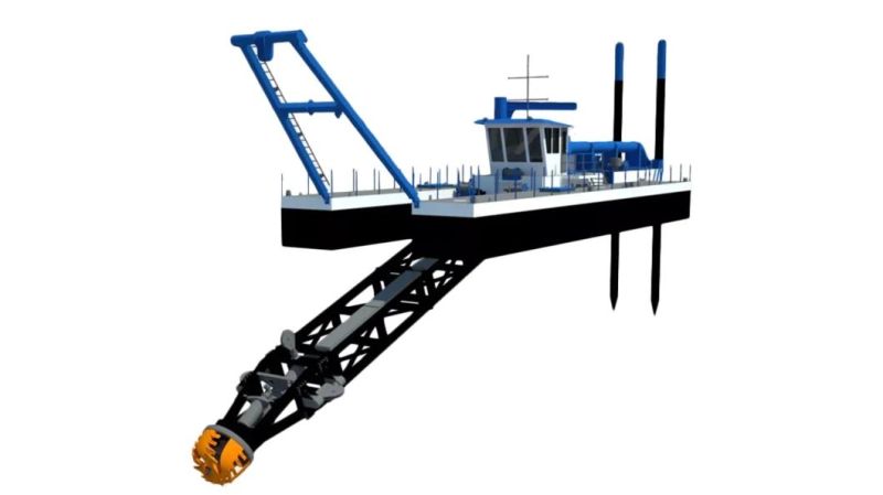 Compact Cutter Suction Dredger Mechanical Dredging Efficient Dredging Low Cost