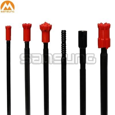 Drifting and Tunneling R28/R32/R35/T38 Thread Drill Extension Rods