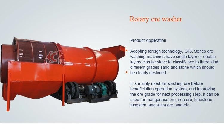 Rotary Sand Washing Equipment Gold Trommel Washing Plant