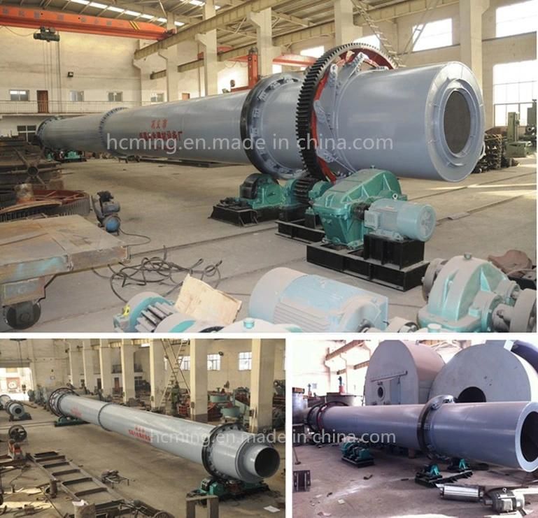 Big Capacity 800*800 River Sand Sawdust Rotary Dryer