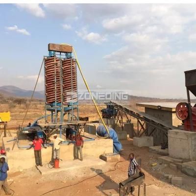 Construction Machinery Gold Tin Lead Ore Gravity Spiral Chute Separator in Stock