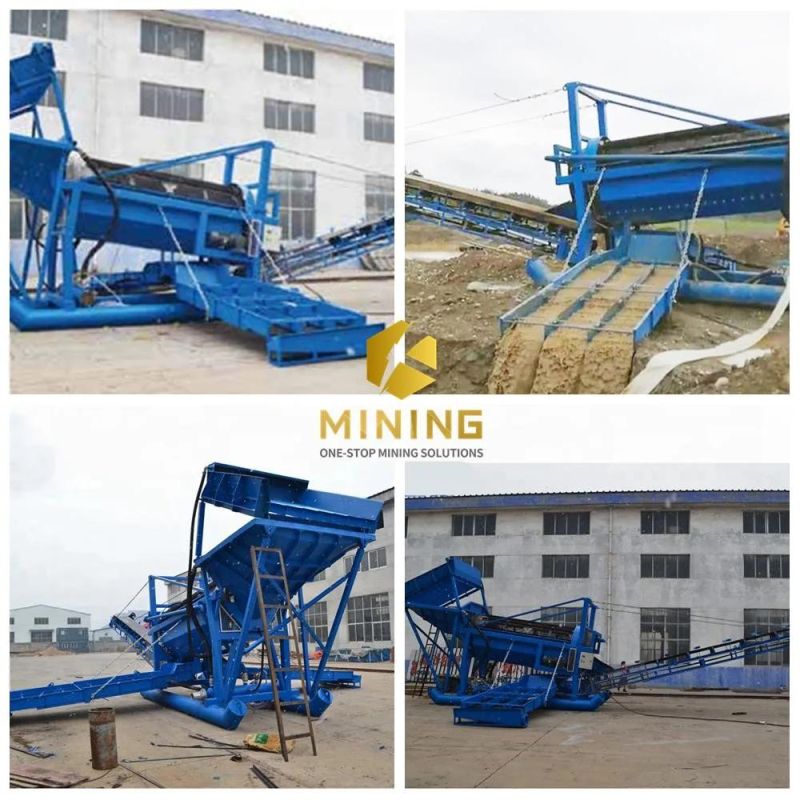 Trommel Drum Screen Rotary Trommel Screen Gold Mining Equipment Mining Machinery Portable Gold Trommel Mining Equipment