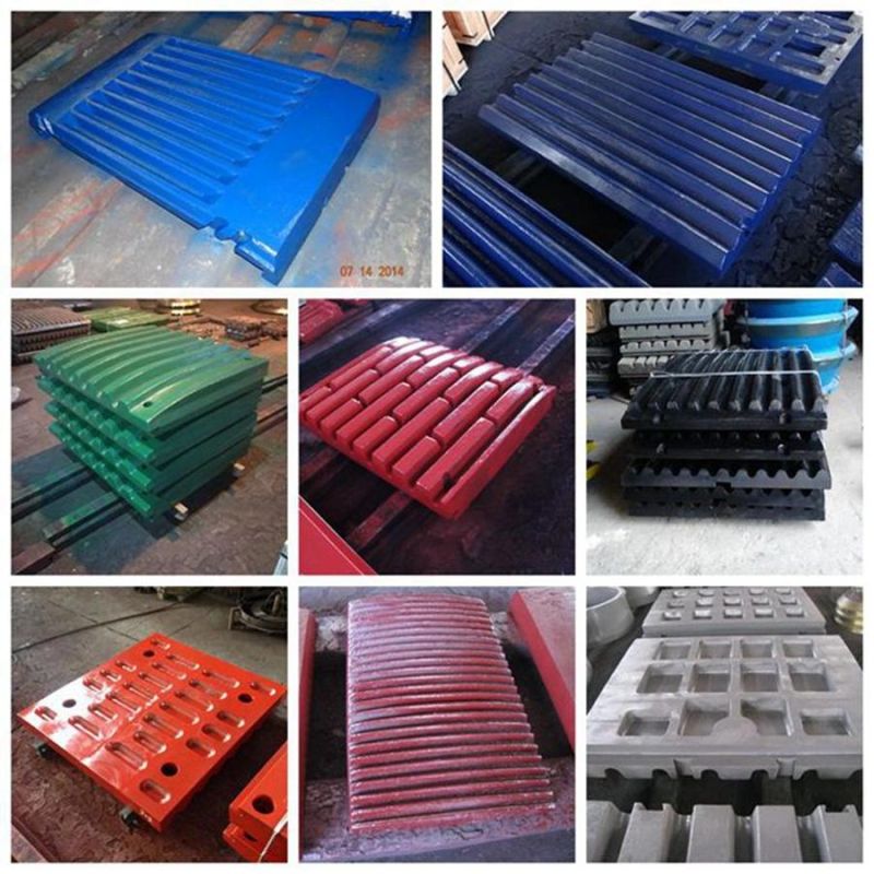 High Manganese Steel Casting Telsmith Terex Jaw Crusher Wear Parts Jaw Plate