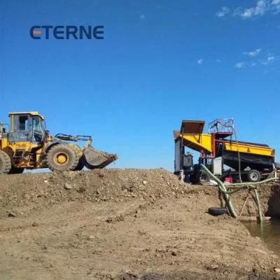 Eterne Mobile Rotary Scrubber Trommel China Mining Machine Supplier Price for Alluvial ...