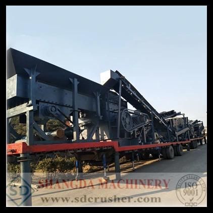 Small Capacity 5-10 T/H Rock/Stone Mobile Crusher