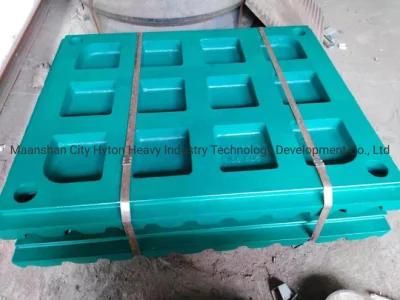 Mn13cr2 High Manganese Attachment Parts Jaw Plate Suit C160 Nordberg Jaw Crusher