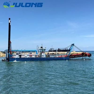 Hydraulic Sand Suction Dredger with Bucket Wheel Cutter