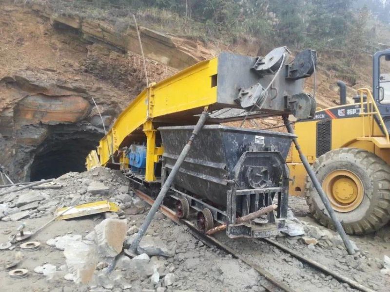 Scraping Bucket Rock Loader Machine with Tail Wheel/ Guide Wheel