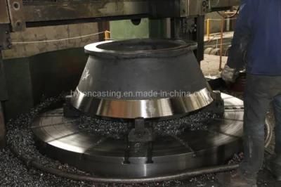 Hyton Mn13cr2 Mn18cr2 Mn22cr2 Replacement Parts HP400 Concave and Mantle for Cone Crusher