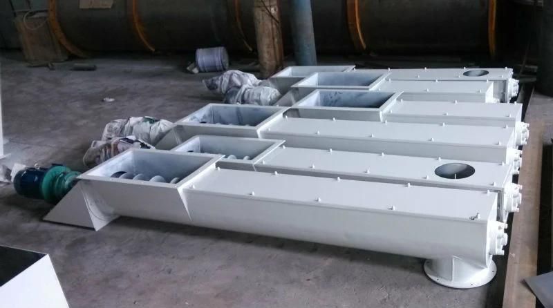 Small Tubular Limestone Rock Screw Conveyors Made of Stainless Steel