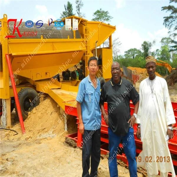 High Efficiency Gold Mining Machinery Gold Washing Trommel Plant (KDTJ-50)