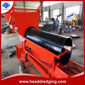 Small Portable Alluvial Gold Mining Trommel Machine for Sale