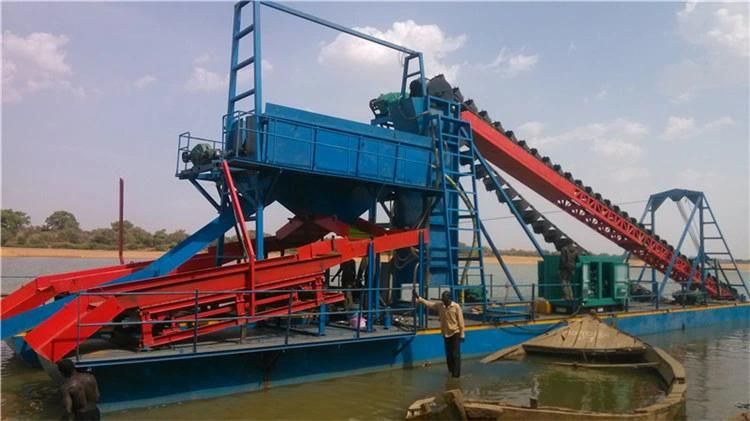 River Gold Mining Floating Machine