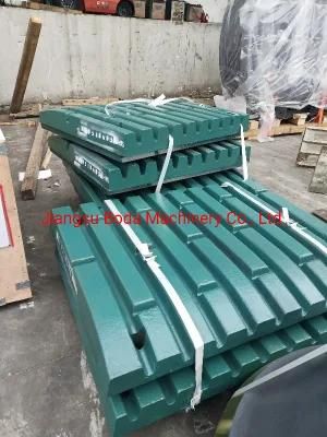 Manganese Steel Jm1312 Crusher Spare Wear Parts for Sandvik Jaw Crusher Plate