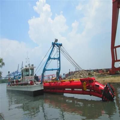 High Efficiency Cutter Suction Dredger with Sand Dredging Pump Driven by Diesel Engine