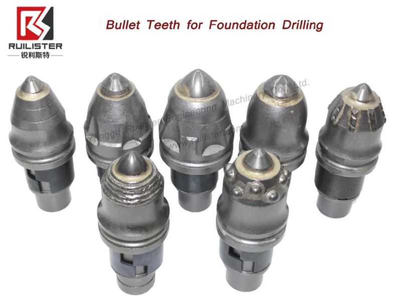 B47K22h Tungsten Carbide Drilling Teeth for Foundation Drilling Ruilister
