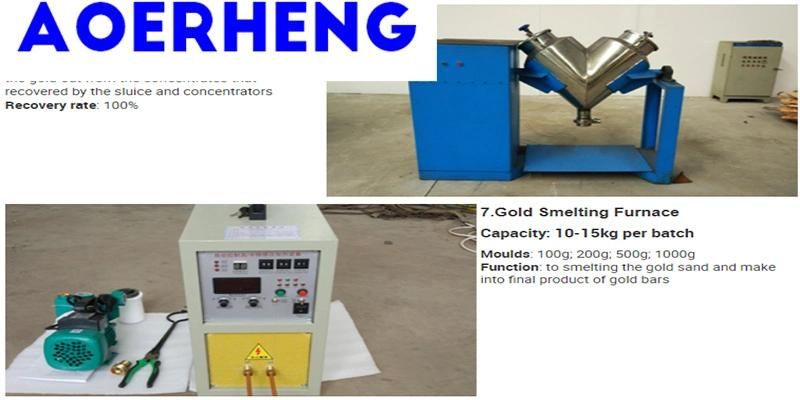 River Gold and Diamond Mining Machine with Jigging