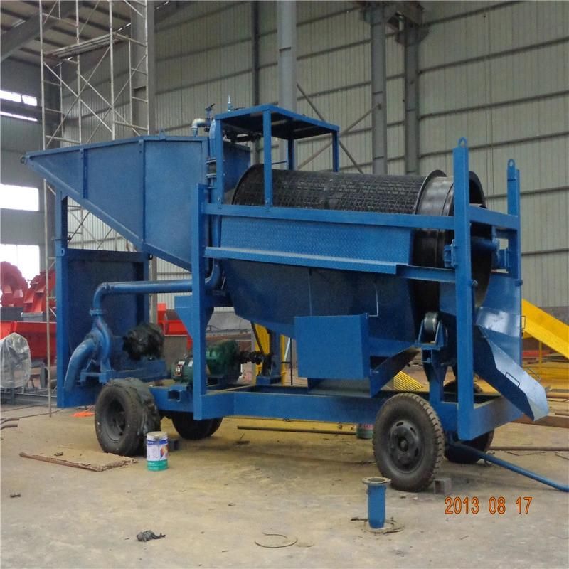 Gold Trommel Type Gold Waschanlage for Sale (1-500t/h)