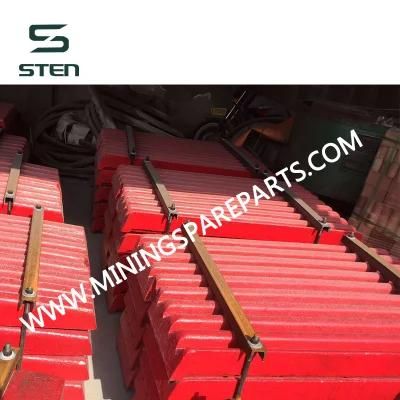 Shanbao PE900X1200 Jaw Crushers Parts Side Liner Cheek Plates