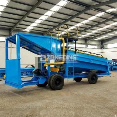 Rotary Gold Washing Machine Plant Magnetic Gold Mining Trommel for Sale