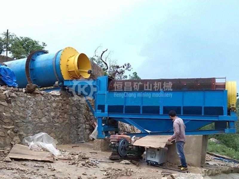 Gold Sluice Trommel Screen for Sale Gold Separating Machine Trommel Screen