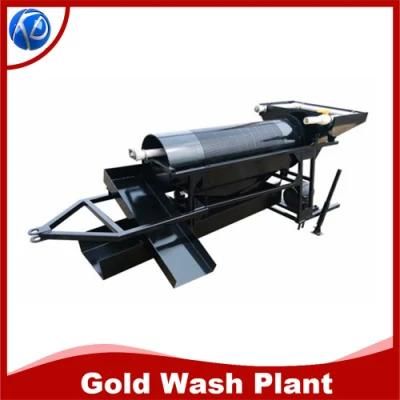 Keda Trommel 10-200 Tph Alluvial Gold Mine Washing Plant