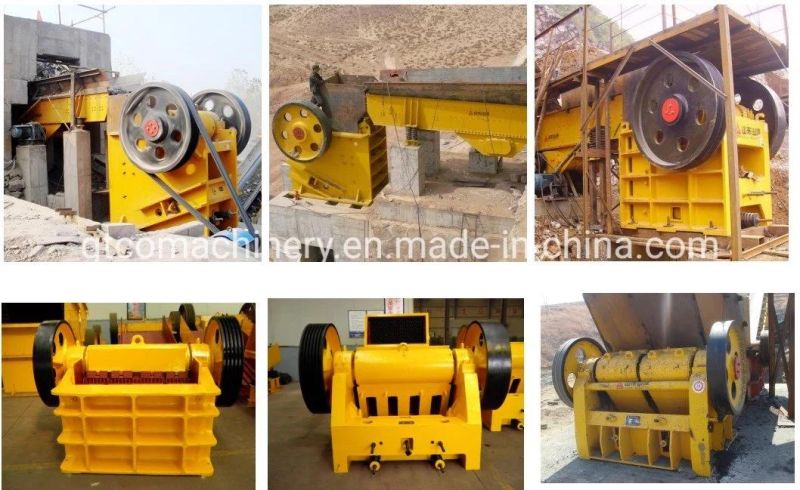 Portable Mobile Diesel Engine Mining Gold Ore Rock Stone Limestone Gravel Jaw Crusher Breaker Crushing Machine PE 250X400