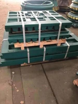 Manganese Jaw Plate for Nordberg C125 Jaw Crusher Spare Parts