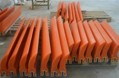 Material Handling Cleaning Poly Urethane V-Plow Belt Cleaner Conveyor Return Belt Cleaners ...