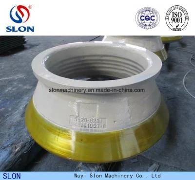 Manganese Casting Symons Telsmith Spare Concave Cone Crusher Parts