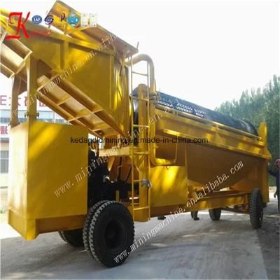 Hot Selling High Performance Mobile Washing Machine/ Trommel Screen for Gold Ore Mining