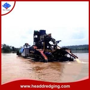 Bucket Chain Sand Dredger with 150 M3/H Capacity