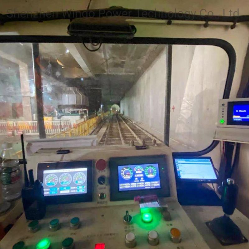 Customized Titan8-25t Autopilot Electric Mining Tunnel Locomotive